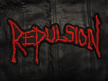 REPULSION…  Embroidered Backpatch  (grind core)   U.S.A   221*