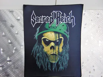 SACRED REICH  Textile Backpatch  (thrash metal)    U.S.A   9999