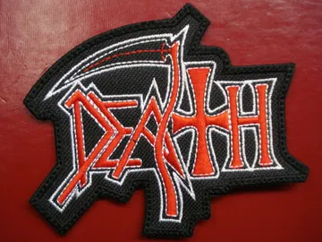 DEATH…  Embroidered Patch  (death metal)   U.S.A   1861*