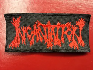 INCANTATION…  Embroidered Patch  (black death)   U.S.A   1933*