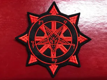 CHAOS BAPHOMET…   Embroidered patch   (black metal)    1290*