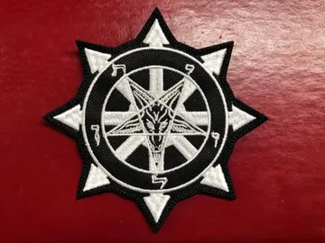 CHAOS BAPHOMET…  Embroidered Patch  (black metal)   1289*