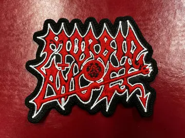 MORBID ANGEL…  Embroidered Patch  (death black)    U.S.A   1487*