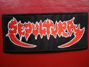 SEPULTURA…  Embroidered Patch  (death thrash)    Brazil   381