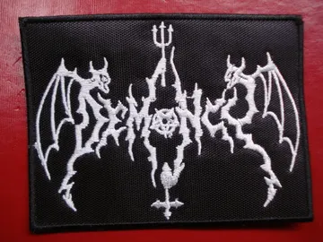 DEMONCY…  Embroidered Patch …(black metal)    U.S.A   1217