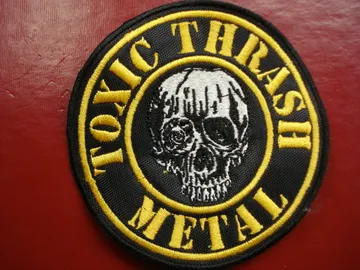 TOXIC HOLOCAUST  Embroidered patch   (thrash black)   U.S.A   800