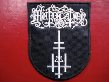 MUTIILATION…  Embroidered Patch (black metal)    French   883