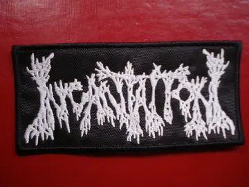INCANTATION…  Embroidered Patch  (death black)   U.S.A   527
