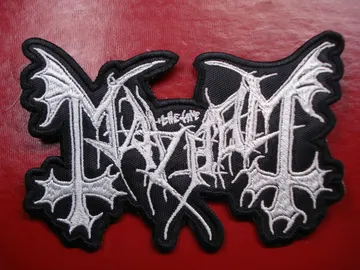 MAYHEM…  Embroidered Patch  (black metal)   Norway   3149