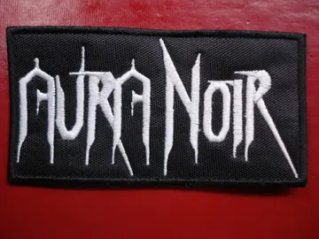 AURA NOIR…  Embroidered Patch (black metal)   Norway   3012