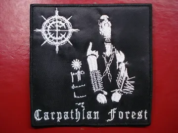 CARPATHIAN FOREST…  Embroidered Patch  (black metal)    Norway   4118