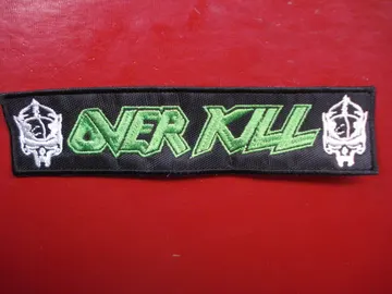OVERKILL…  Embroidered patch   (thrash metal)   U.S.A.  587