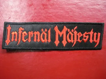 INFERNAL MAJESTY…  Embroidered patch   (thrash metal)  Canada   545