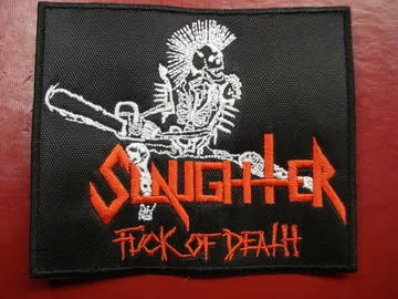 SLAUGHTER   Embroidered patch  (death thrash)   Canada   151