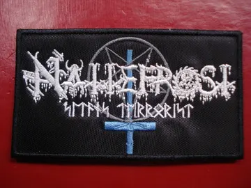 NATEFROST  Embroidered patch  (black metal)   Norway   2285
