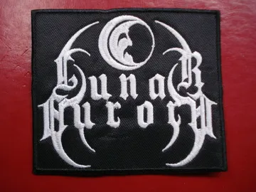 LUNAR AURORA…  Embroidered Patch  (black metal)   Germany  3693