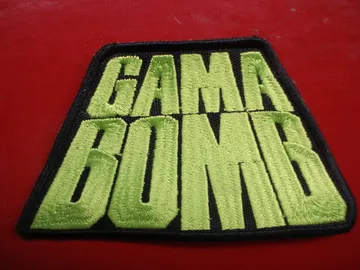 GAMA BOMB…  Embroidered patch   (thrash speed)  Ireland   878