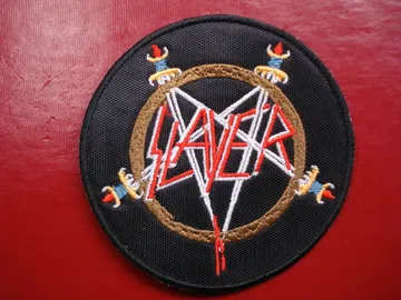 SLAYER…  Embroidered Patch  (thrash metal)    U.S.A   300
