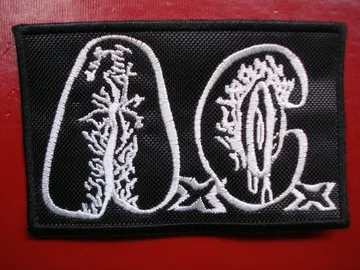 A.C   Embroidered Patch   (grind core)   U.S.A   694