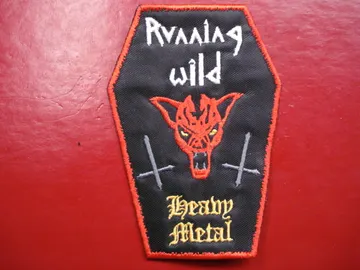 RUNNING WILD…  Embroidered Patch  (heavy metal)   Germany   354