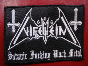 NIFELHEIM…  Embroidered Patch  (black metal)   Sweden   3929
