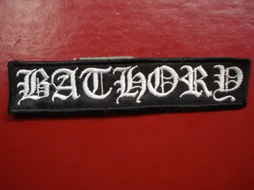 BATHORY… Embroidered Patch  (epic black)    Sweden   1435
