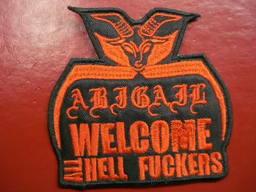 ABIGAIL  Embroidered Patch   (black metal)   Japan   980
