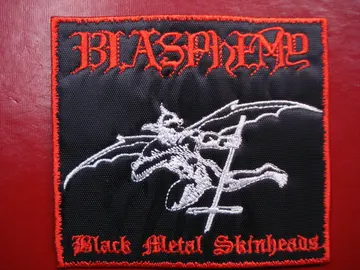 BLASPHEMY Embroidered Patch   (war metal)  Canada  131