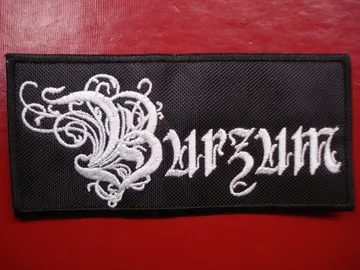 BURZUM…  Embroidered Patch  (black metal)    Norway   089