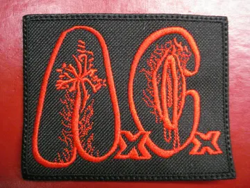 A.C…  Embroidered Patch  (grind core)    U.S.A   2479*