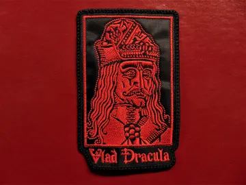 VLAD DRACULA   Embroidered patch  (black metal)   391*