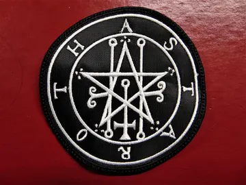 ASTAROTH… Embroidered Patch  (demon sigil)    2316*