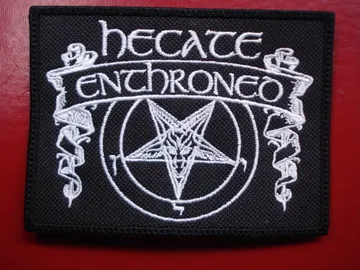 HECATE ENTHRONED   Embroidered patch   (black metal)   U.K   1642*