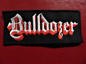 BULLDOZER… Embroidered Patch  (thrash metal)   Italy   1374*