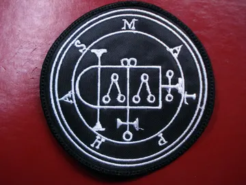 MALPHAS… DEMON SIGIL  Embroidered Patch  (black metal)    D018*
