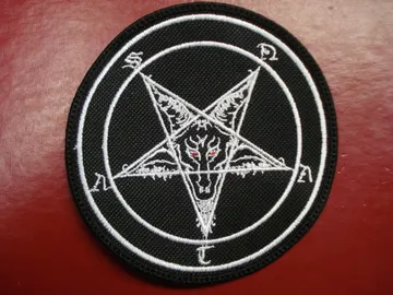 BAPHOMET SATAN  Embroidered patch   (black metal)   B035*