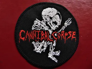 CANNIBAL CORPSE…   Embroidered patch   (death metal)   U.S.A.  250*