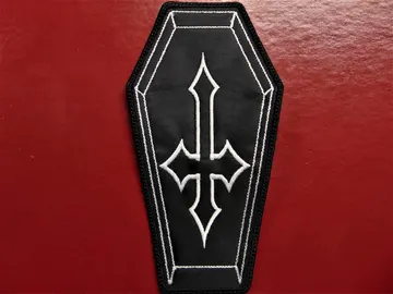 SATANIC BLACK METAL  Embroidered patch   1326*