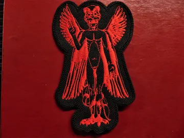 PAZUZU…  Embroidered patch   (black metal)   Demon  1307*