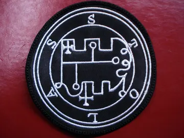 STOLAS…   DEMON SIGIL   Embroidered Patch   (Black Metal)   D032*