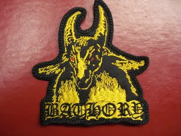 BATHORY…  Embroidered Patch  (epic black)    Sweden   1362*