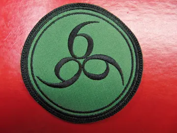666  Embroidered Patch   (black metal)   3781*