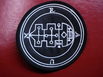 RAUM…   DEMON SIGIL   Embroidered Patch   (Black Metal)   D016*
