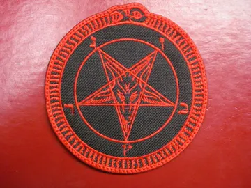 BAPHOMET  Embroidered Patch (black metal)   B039*