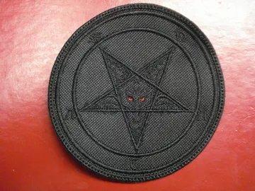 BAPHOMET SATAN  Embroidered patch   (black metal)   B029*