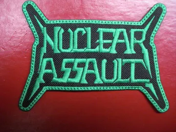 NUCLEAR ASSAULT  Embroidered Patch  (thrash metal)    U.S.A   1274*