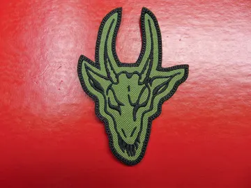 NUNSLAUGHTER…   Embroidered Patch   (black death)   U.S.A   1723