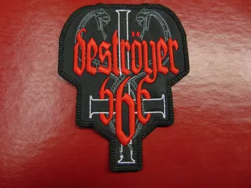 DESTROYER 666…    Embroidered Patch   (black thrash)  Australia   1821*