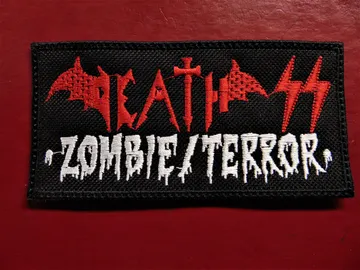 DEATH SS…  Embroidered patch  (industrial gothic)    Italy   1121*