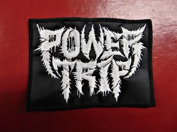 POWER TRIP…   Embroidered Patch  (thrash metal)    U.S.A   997**